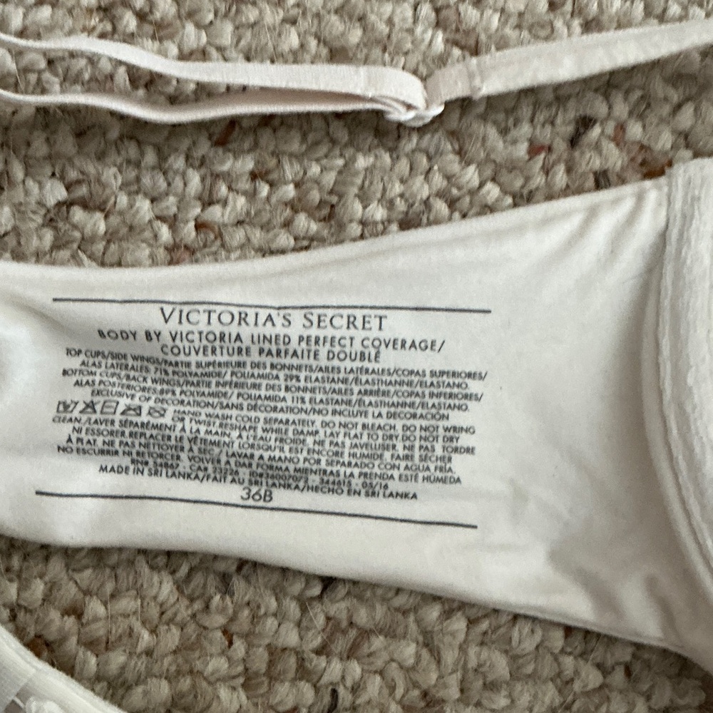 Victoria's Secret Lace and Patterned Bra bundle - cream, Black, Leopard, Pink - Picture 5 of 5